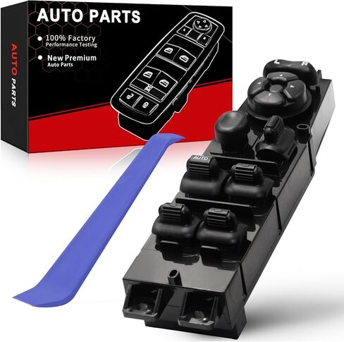 Power Window Switch Fits for:-Dodge for:-Ram 1500 2500 3500, 2002 2003 2004 2005 2006 2007 2008 2009, OE# 56049805AB 68171680AB 56049805AA 68171680AA 5GU34DX9AC 901-448 901448 (Upgraded-New) in Kuwait
