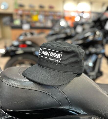 Harley-Davidson Women's Lock-Up Painter Cap - 5029003003 Black in Kuwait