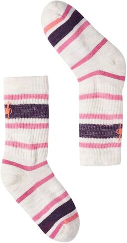 جوارب Smartwool للجنسين للأطفال للمشي لمسافات طويلة مبطنة خفيفة مخططة (طفل صغير/طفل صغير/طفل كبير) in Kuwait
