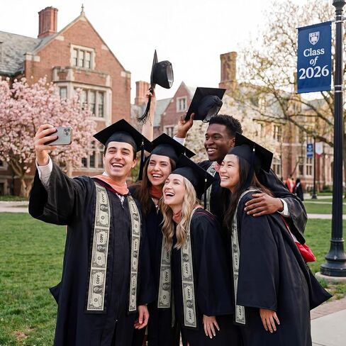 Eaasty Graduation Money Lei 2026 مع 12 فتحة قلادة نقود لهدايا التخرج النقدية وشاح نقدي سرق لمستلزمات حفلات التخرج الجامعية in Kuwait