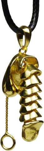 Fun Stand Up Alloy Pendant Necklace - Funny Male Organ Model, Novelty Erectable Jewelry Gag Gift for Adults in Kuwait