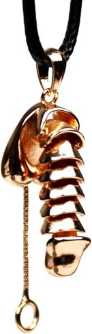 Fun Stand Up Alloy Pendant Necklace - Funny Male Organ Model, Novelty Erectable Jewelry Gag Gift for Adults in Kuwait