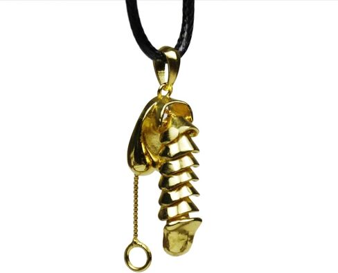 Fun Stand Up Alloy Pendant Necklace - Funny Male Organ Model, Novelty Erectable Jewelry Gag Gift for Adults in Kuwait