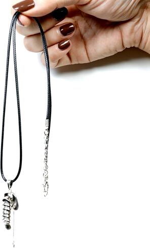Fun Stand Up Alloy Pendant Necklace - Funny Male Organ Model, Novelty Erectable Jewelry Gag Gift for Adults in Kuwait