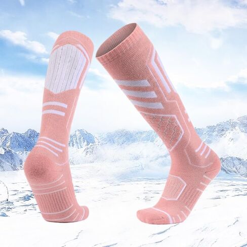 Merino Wool Ski Socks for Women Cold Weather Knee-high Thermal Warm Socks for Snowboarding,Hunting,Snow Sports in Kuwait
