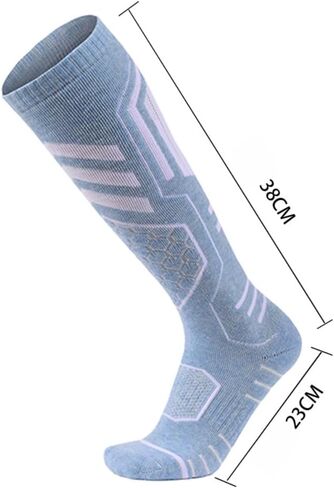 Merino Wool Ski Socks for Women Cold Weather Knee-high Thermal Warm Socks for Snowboarding,Hunting,Snow Sports in Kuwait