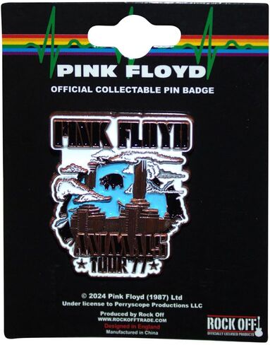 Pink Floyd Animals Tour 77 Pin Badge Size One Size in Kuwait