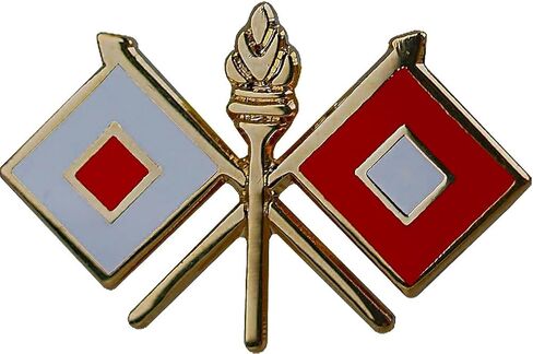 U.S. Army Military Signal Corps 1" Lapel Pin in Saudi Arabia
