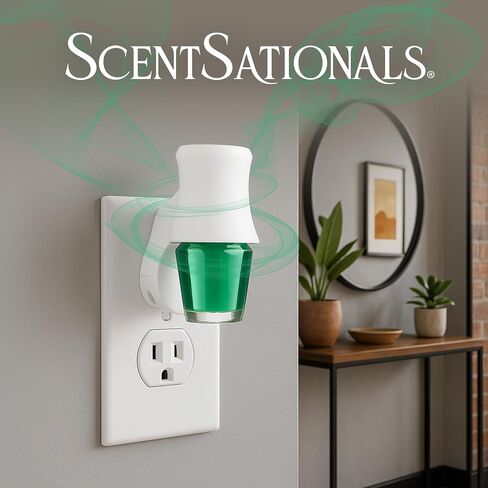 ScentSationals Eucalyptus Leaf & Cedar Fragrance Oil Plug In Air Freshener Refills 3-Pack - Works with Scentsationals Wall Plugs, Long-Lasting Home Fragrance, 0.8 fl oz Each, Packaging May Vary in Kuwait