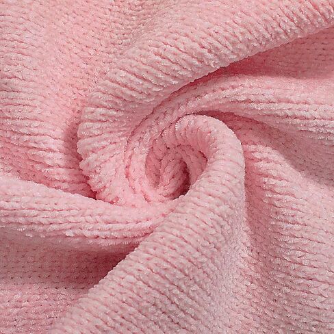 Pleneal Scarf for Women,Soft Chenille Winter Scarves, Womens Warm Thick Scarf for Cold Weather,Pink in Saudi Arabia