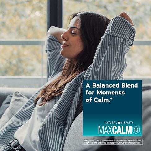 Natural Vitality MaxCalm Magnesium Complex Capsules | Advanced Formula & Enhanced Absorption | Gluten Free & Vegan Supplement | 90 Count in Saudi Arabia