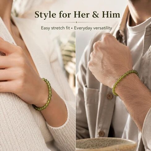 Rainbow Hematite & Peridot Beaded Single Wrap Bracelet for Women, Handmade Elastic Stretch Crystal Bracelet, Daily Wear Jewelry in Kuwait