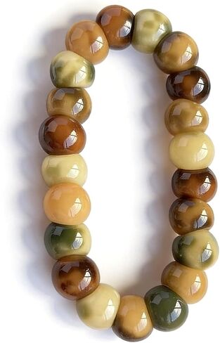 Anxiety Relief Items Fidget Bracelet for Women Men Natural Bodhi Seeds Beaded Bracelets Zen Fidget Stretch Colorful Bracelets Anxiety Stress Protection Healing Bodhi Jewelry Gifts in Saudi Arabia