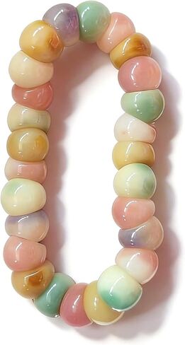 Anxiety Relief Items Fidget Bracelet for Women Men Natural Bodhi Seeds Beaded Bracelets Zen Fidget Stretch Colorful Bracelets Anxiety Stress Protection Healing Bodhi Jewelry Gifts in Saudi Arabia