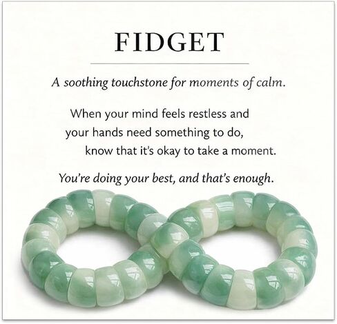 Anxiety Relief Items Fidget Bracelet for Women Men Natural Bodhi Seeds Beaded Bracelets Zen Fidget Stretch Colorful Bracelets Anxiety Stress Protection Healing Bodhi Jewelry Gifts in Saudi Arabia
