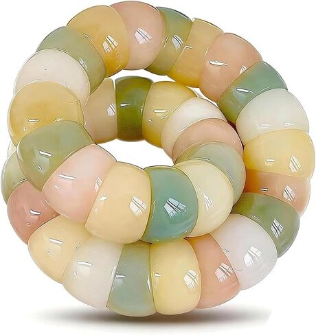 Anxiety Relief Items Fidget Bracelet for Women Men Natural Bodhi Seeds Beaded Bracelets Zen Fidget Stretch Colorful Bracelets Anxiety Stress Protection Healing Bodhi Jewelry Gifts in Saudi Arabia