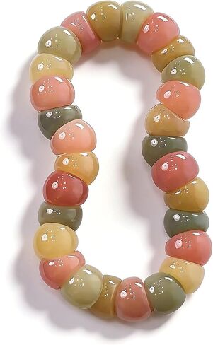Anxiety Relief Items Fidget Bracelet for Women Men Natural Bodhi Seeds Beaded Bracelets Zen Fidget Stretch Colorful Bracelets Anxiety Stress Protection Healing Bodhi Jewelry Gifts in Saudi Arabia