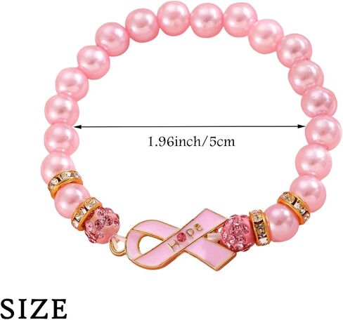 Breasts Cancers Bracelets for Breast Cancer Survivor Gifts for Women Pink Ribbon Bracelet Breast Cancer Awareness Accessories Comfort Gifts for Chemo Patient Inspirational Jewelry in Saudi Arabia