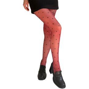 ROAONOCOMO Colorful Polka Dot Tights Sheer High Waist Pantyhose Y2K Cute Printed Tights Soft Stretch Stockings in Saudi Arabia