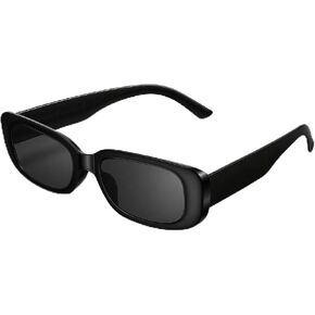 20 Pairs Small Rectangle Sunglasses Bulk, Black Frame Black Lens Retro 90s Style Sun Glasses Trendy Square Party Glasses for Women Men Bachelorette Party Favors Events in Saudi Arabia