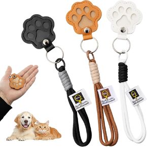 Pet Hair Keepsake Cat Dog Fur Keychain Pet Paw Shaped KeyChain Cat Fur Holder Pet Loss Memorial Gift for Pet Lover in Saudi Arabia