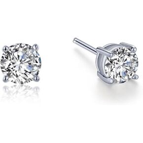 1 CTW Solitaire Round Stud Earrings in Saudi Arabia