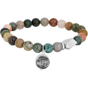 Nature Stone Allah Bracelet for Women Men Stainless Steel Dainty Muslim Prayer Beads Stretch Tasbih Allah Bracelets Islamic Jewelry Ramadan Eid Gifts in Saudi Arabia