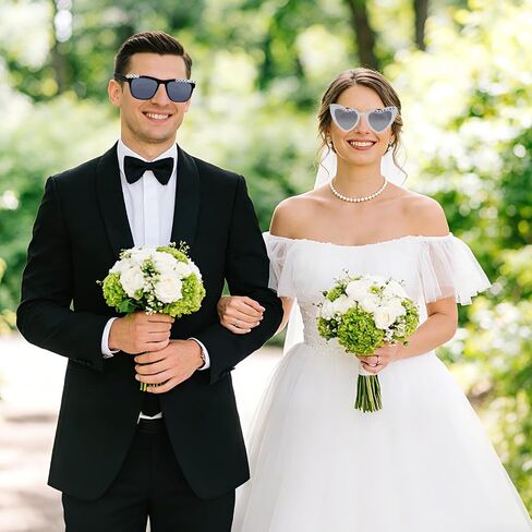 2 Pack Just Married Sunglasses Bride and Groom Sunglasses for Just Married Wedding Party Decor Gift for Bridal Shower in Saudi Arabia