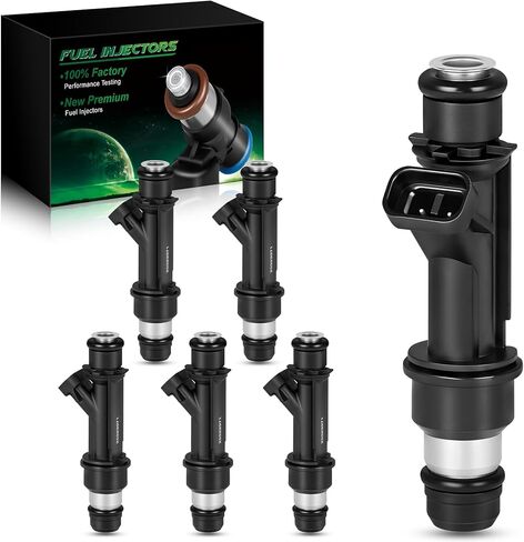 25323971 Fuel Injectors Fits 00-05 For:-Chevy Impala Venture Monte Carlo Malibu For:-Buick Century For:-Pontiac Aztek Montana Grand Am Prix For:-Oldsmobile Alero Silhouette 3.1L 3.4L 6 Pcs in Saudi Arabia