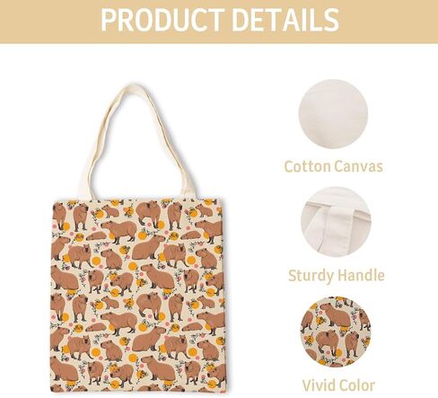 Canvas Tote Bag, Reusable Handbag For Daily Use and Shopping in Saudi Arabia