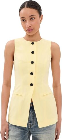 ALIGNE Women's Leo Linen Mix Waistcoat in Saudi Arabia