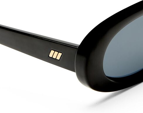 Le Specs Outta Love+ Sunglasses - Black, Oval, Unisex, Micro 90s Sleek Style in Saudi Arabia