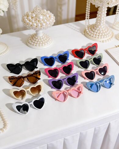 Wholesale 48 Pack Heart Shaped Sunglasses Bulk Wedding Gifts Bachelorette Bridal Party Favors for Guests Reception in Saudi Arabia