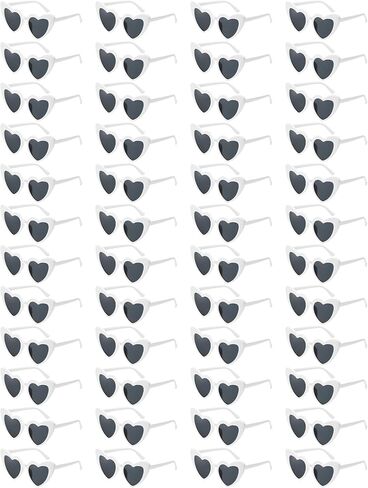 Wholesale 48 Pack Heart Shaped Sunglasses Bulk Wedding Gifts Bachelorette Bridal Party Favors for Guests Reception in Saudi Arabia