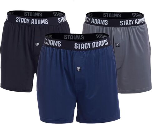Stacy Adams mens Stacy Adams 3-pack Loose Boxer in Kuwait