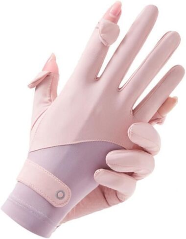 2 Pack UV Protection Summer Gloves for Women Smooth Grip Driving Cycling Gloves for Outdoor Daily Wear in Kuwait