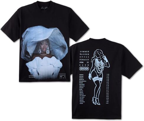 Summer Walker Official Tour Dateback T-Shirt in Kuwait