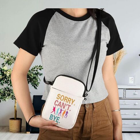 Zumba Dance Fitness Instructor Gift Sorry Can't Zumba Bye Crossbody Bag Zumba Lover Gift for Her in Kuwait
