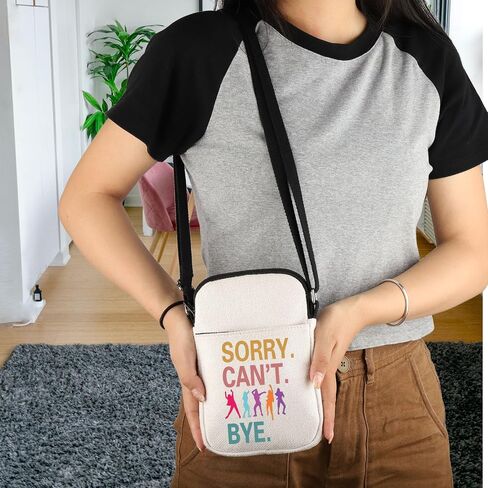 Zumba Dance Fitness Instructor Gift Sorry Can't Zumba Bye Crossbody Bag Zumba Lover Gift for Her in Kuwait