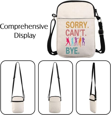 Zumba Dance Fitness Instructor Gift Sorry Can't Zumba Bye Crossbody Bag Zumba Lover Gift for Her in Kuwait