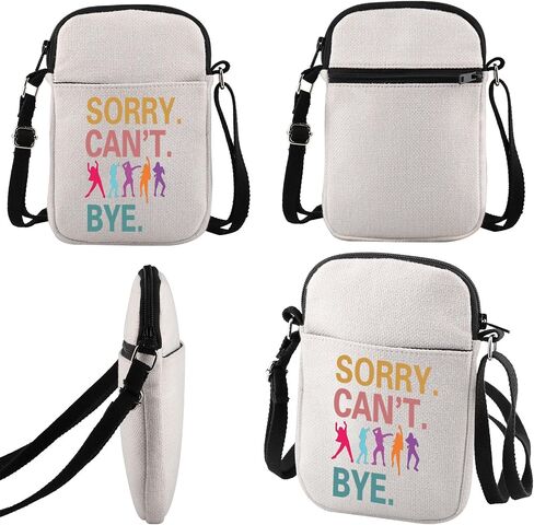 Zumba Dance Fitness Instructor Gift Sorry Can't Zumba Bye Crossbody Bag Zumba Lover Gift for Her in Kuwait