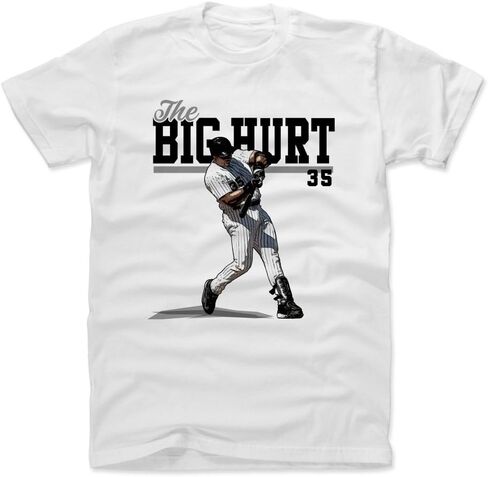 500 LEVEL Frank Thomas Shirt - Vintage Chicago Baseball Men's Apparel - Frank Thomas Big Hurt Play in Kuwait
