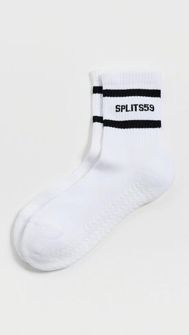 SPLITS59 Women's Logo Stripe Ankle Socks With Grip in Kuwait
