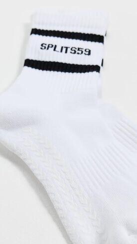 SPLITS59 Women's Logo Stripe Ankle Socks With Grip in Kuwait