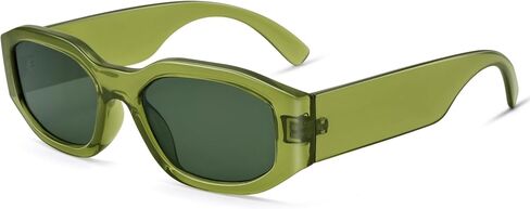 COASION Retro Rectangle Sunglasses for Women Y2K 90s Vintage Square Sun Glasses UV400 in Saudi Arabia