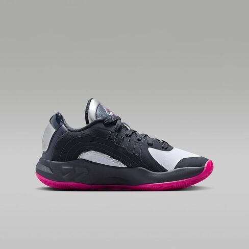 Luka 4 "Navidor Big Kids' Basketball Shoes (Dark Obsidian/Black/Pink Prime/Metallic Silver) in Kuwait