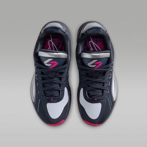 Luka 4 "Navidor Big Kids' Basketball Shoes (Dark Obsidian/Black/Pink Prime/Metallic Silver) in Kuwait