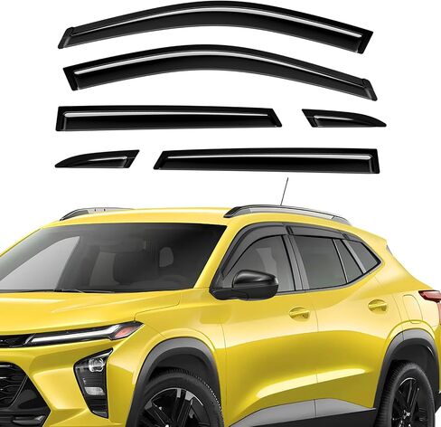 in-Channel Rain Guards Fit for Toyota Tacoma Double Cab 2024 2025 Black Extra Durable Shatterproof Side Window Deflectors, Vent Window Visors, Wind Deflectors - 4 PCS in Saudi Arabia