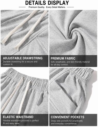 Women's High Waist Drawstring Shorts, Casual Loose Shorts with Pockets for Daily & Workout in Kuwait