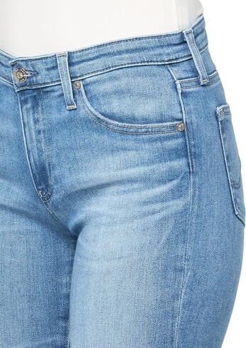 بنطلون جينز نسائي من AG Jeans ذو ارتفاع منخفض للسجائر in Kuwait